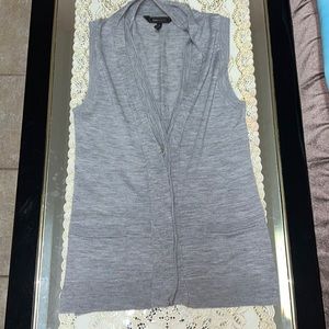 BCBG grey sweater vest